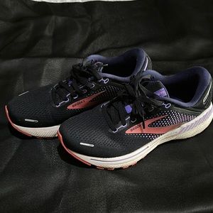 Brooks Black/Purple/Blue and Pink Running Shoes